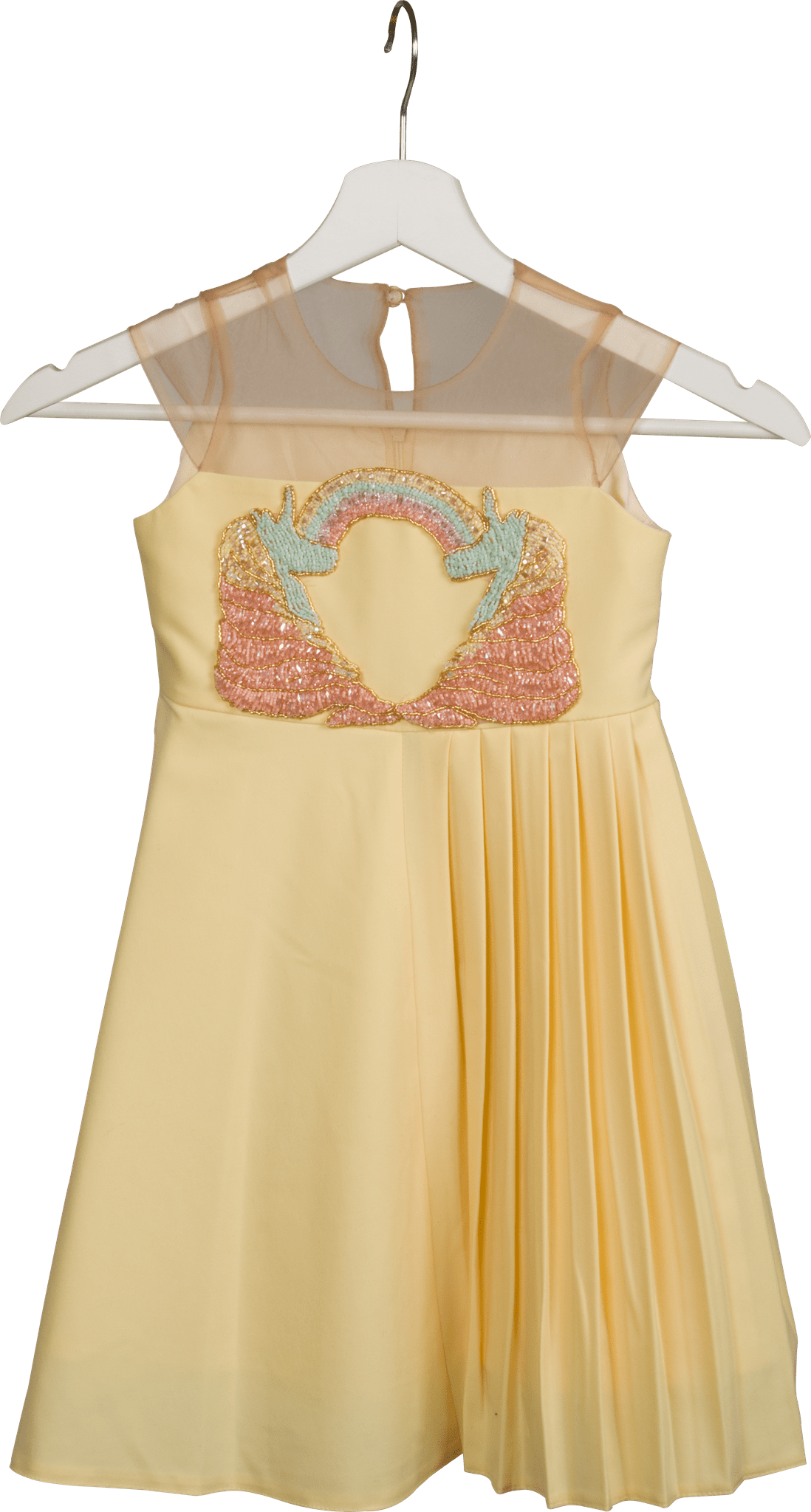 Picture of 3D TWINS UNICORN EMBROIDERED DRESS